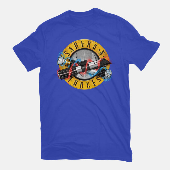 Forces N Sabers-womens fitted tee-CappO