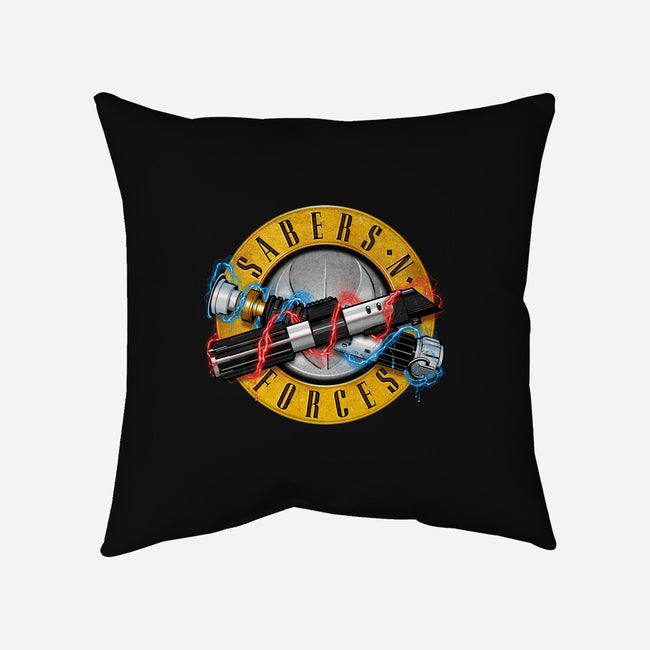 Forces N Sabers-none removable cover w insert throw pillow-CappO