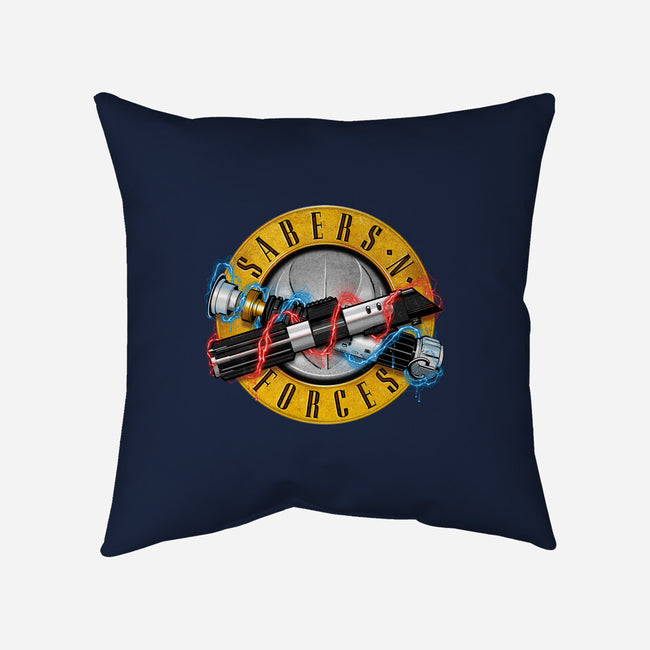 Forces N Sabers-none removable cover w insert throw pillow-CappO