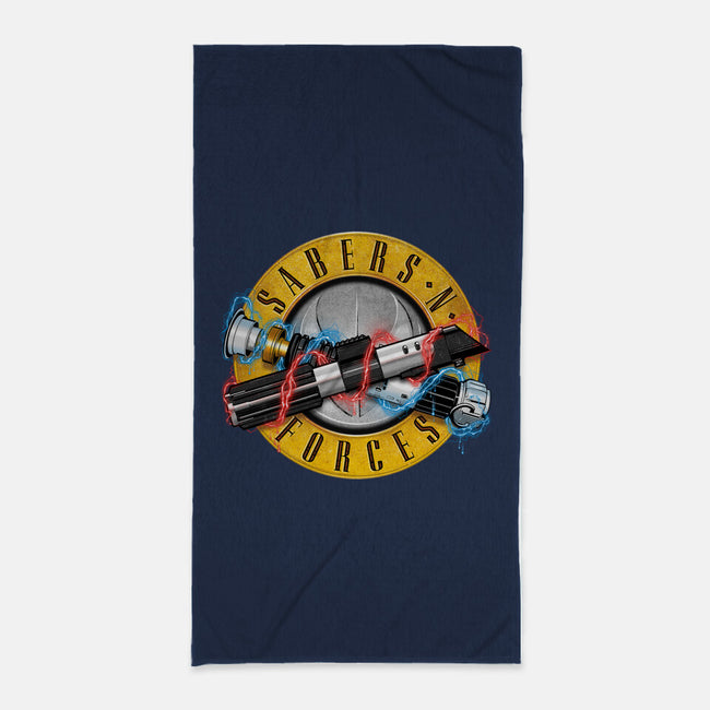 Forces N Sabers-none beach towel-CappO