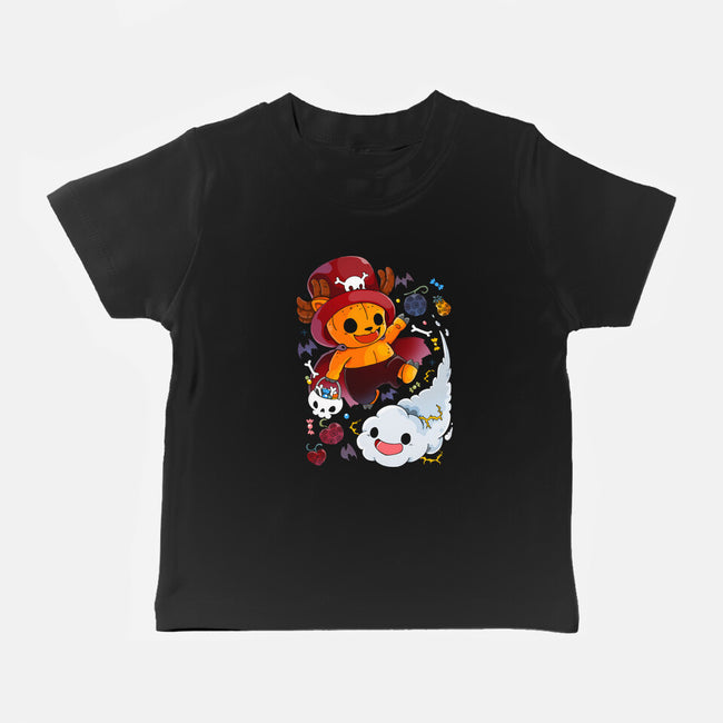 Halloween Deer-baby basic tee-Vallina84