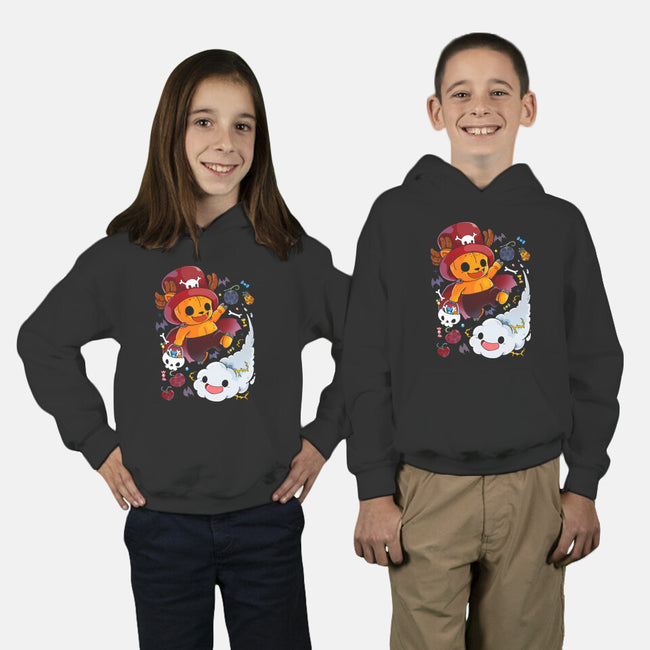 Halloween Deer-youth pullover sweatshirt-Vallina84