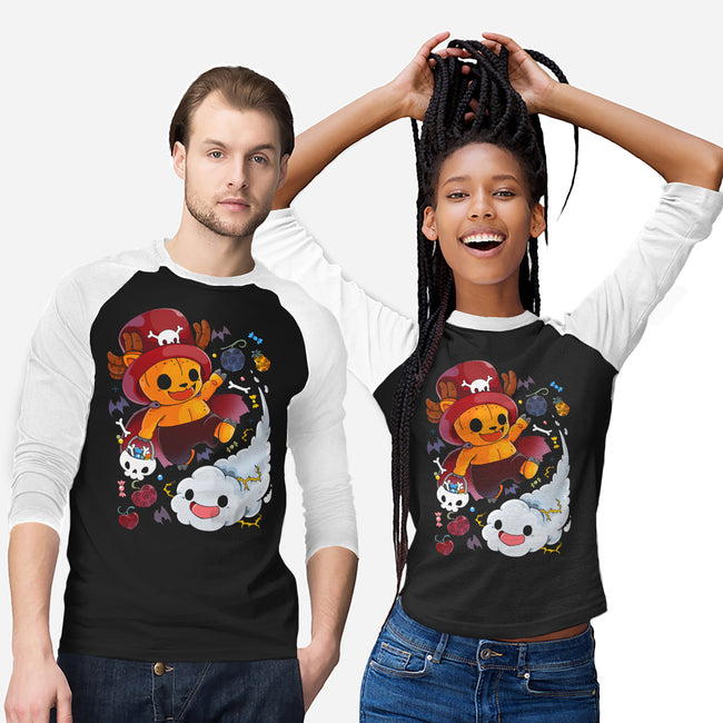 Halloween Deer-unisex baseball tee-Vallina84