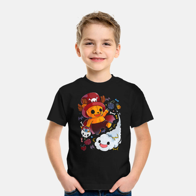 Halloween Deer-youth basic tee-Vallina84