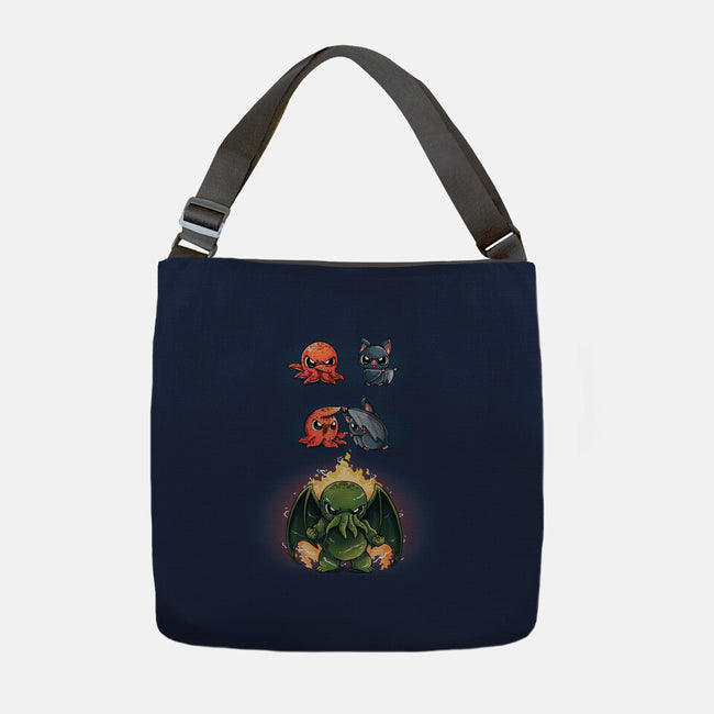 Demon Fusion-none adjustable tote bag-Vallina84