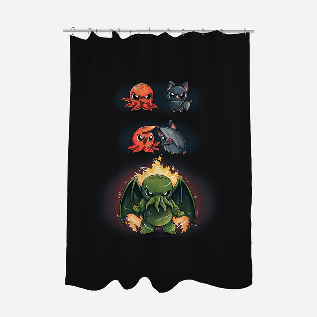 Demon Fusion-none polyester shower curtain-Vallina84