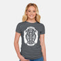 Zombie Attack Survivor-womens fitted tee-Alundrart