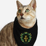 Typographic Beholder-cat bandana pet collar-Logozaste