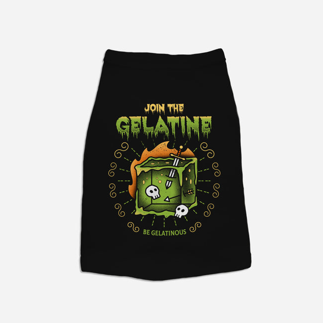 Join The Gelatine-dog basic pet tank-Logozaste