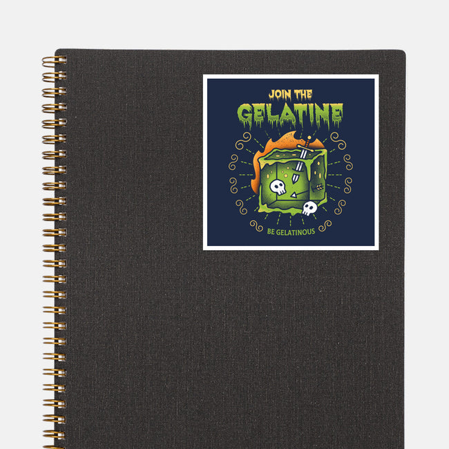 Join The Gelatine-none glossy sticker-Logozaste