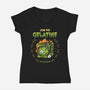 Join The Gelatine-womens v-neck tee-Logozaste