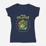 Join The Gelatine-womens v-neck tee-Logozaste