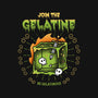 Join The Gelatine-none polyester shower curtain-Logozaste