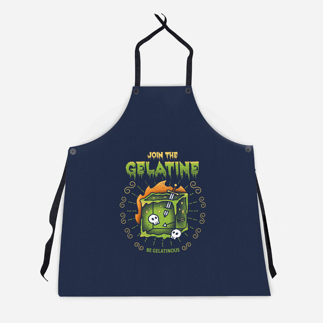 Join The Gelatine-unisex kitchen apron-Logozaste