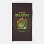 Join The Gelatine-none beach towel-Logozaste