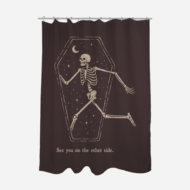 See You On The Other Side-none polyester shower curtain-dfonseca
