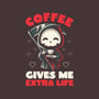 Coffee Gives Me Extra Life-none glossy sticker-koalastudio