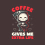 Coffee Gives Me Extra Life-none memory foam bath mat-koalastudio