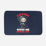 Coffee Gives Me Extra Life-none memory foam bath mat-koalastudio