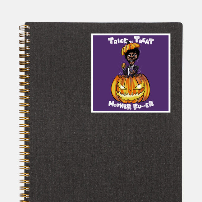 Trick Or Treat Fiction-none glossy sticker-fanfabio