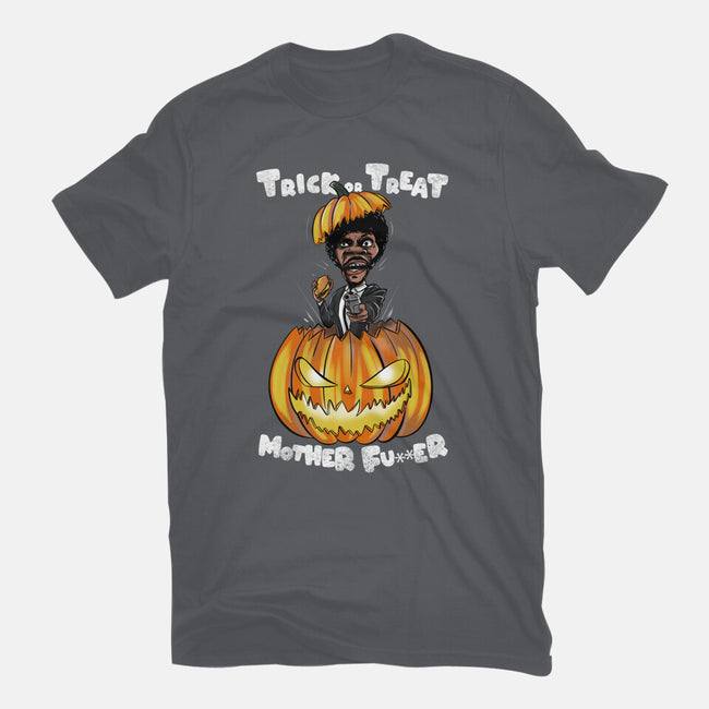 Trick Or Treat Fiction-womens basic tee-fanfabio