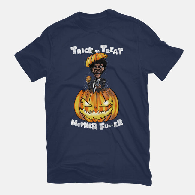 Trick Or Treat Fiction-womens basic tee-fanfabio