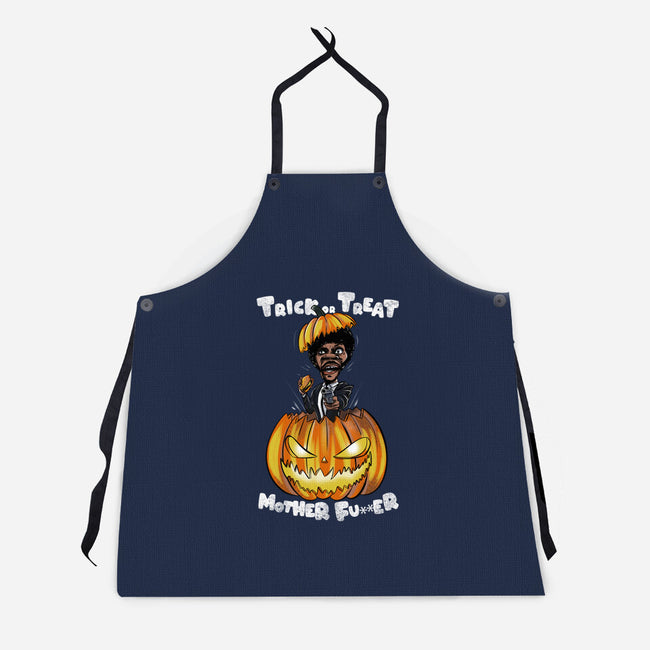 Trick Or Treat Fiction-unisex kitchen apron-fanfabio