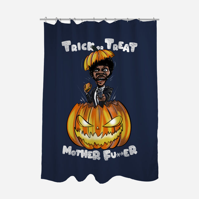Trick Or Treat Fiction-none polyester shower curtain-fanfabio