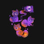 Halloween Candy Cats-none removable cover w insert throw pillow-ricolaa