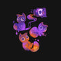 Halloween Candy Cats-none polyester shower curtain-ricolaa