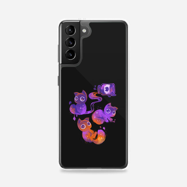 Halloween Candy Cats-samsung snap phone case-ricolaa