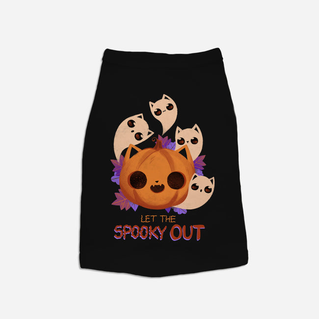 Let The Spooky Out-dog basic pet tank-ricolaa
