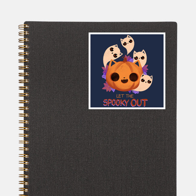 Let The Spooky Out-none glossy sticker-ricolaa