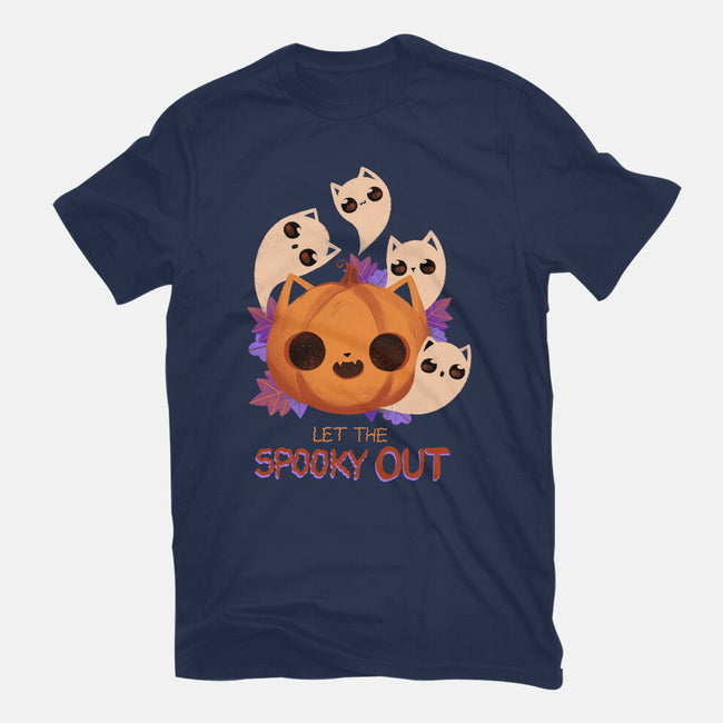 Let The Spooky Out-mens basic tee-ricolaa