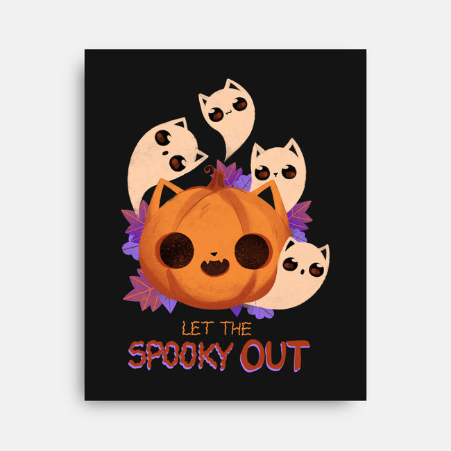 Let The Spooky Out-none stretched canvas-ricolaa