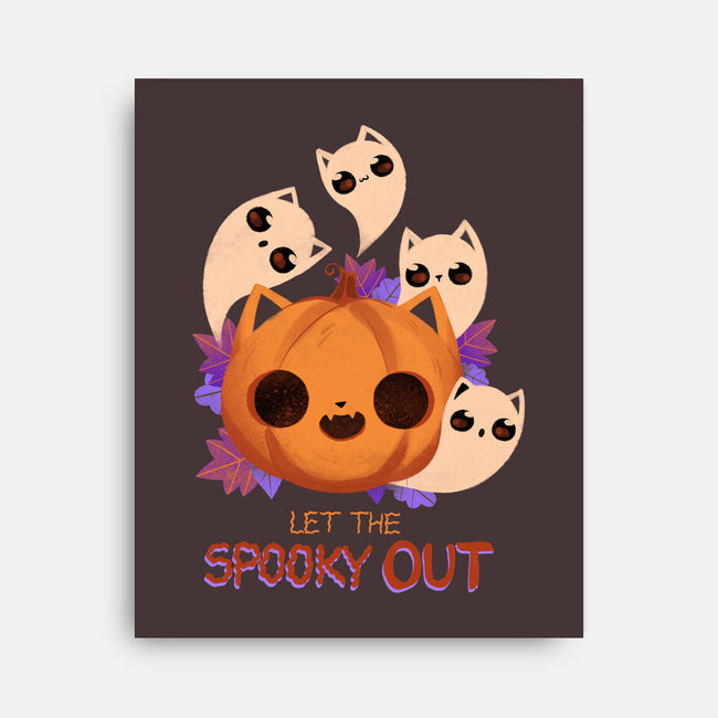 Let The Spooky Out-none stretched canvas-ricolaa