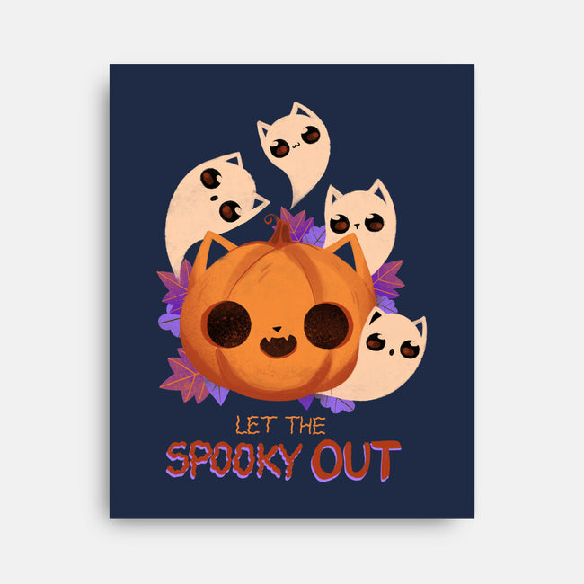 Let The Spooky Out-none stretched canvas-ricolaa
