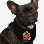 Let The Spooky Out-dog bandana pet collar-ricolaa