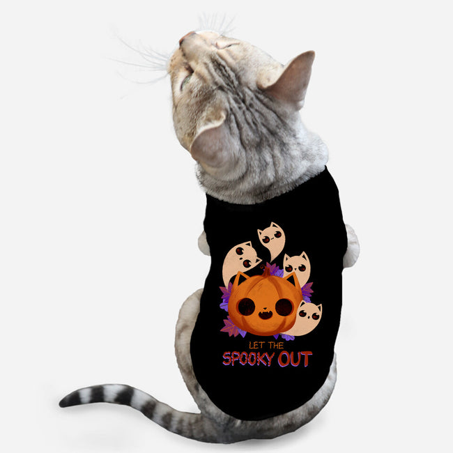 Let The Spooky Out-cat basic pet tank-ricolaa