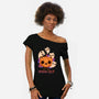 Let The Spooky Out-womens off shoulder tee-ricolaa