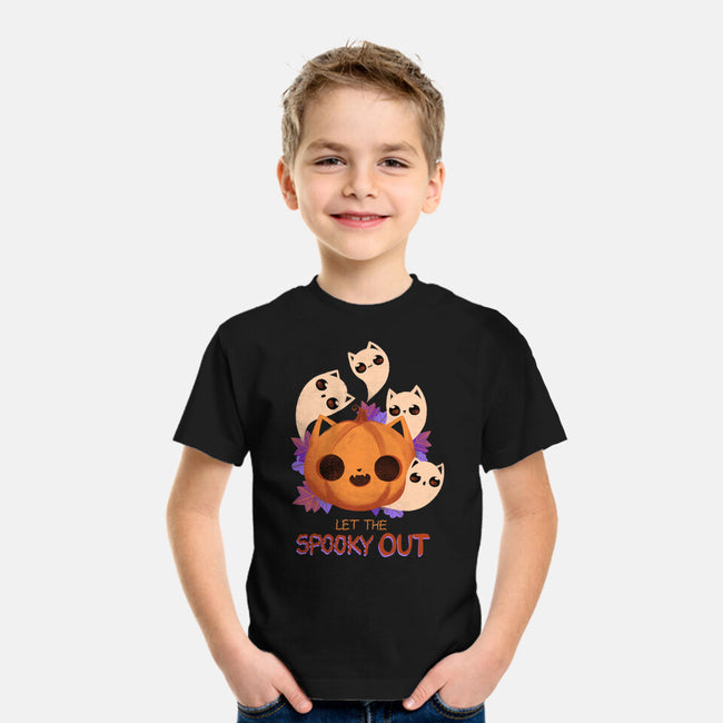 Let The Spooky Out-youth basic tee-ricolaa