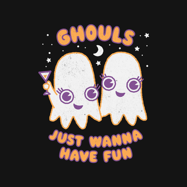 Ghouls Just Wanna Have Fun-none removable cover w insert throw pillow-Weird & Punderful