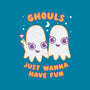 Ghouls Just Wanna Have Fun-none removable cover throw pillow-Weird & Punderful