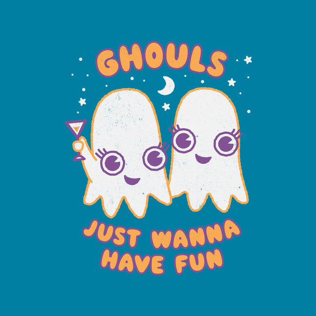 Ghouls Just Wanna Have Fun-womens fitted tee-Weird & Punderful
