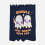 Ghouls Just Wanna Have Fun-none polyester shower curtain-Weird & Punderful