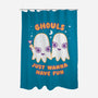 Ghouls Just Wanna Have Fun-none polyester shower curtain-Weird & Punderful