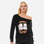 Ghouls Just Wanna Have Fun-womens off shoulder sweatshirt-Weird & Punderful