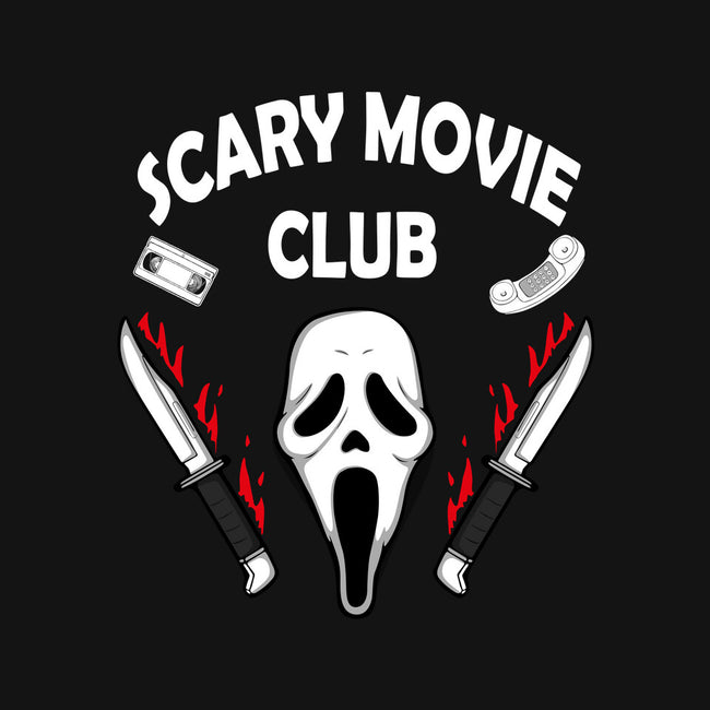 Scary Movie Club-none removable cover w insert throw pillow-Melonseta
