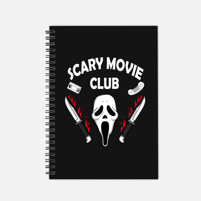 Scary Movie Club-none dot grid notebook-Melonseta