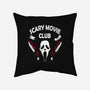 Scary Movie Club-none removable cover w insert throw pillow-Melonseta